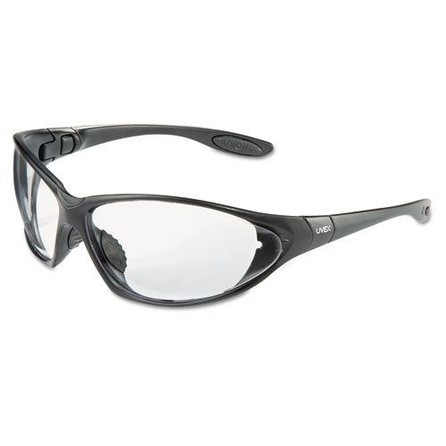 Seismic Sealed Eyewear, Clear Uvextra Af Lens, Black Frame