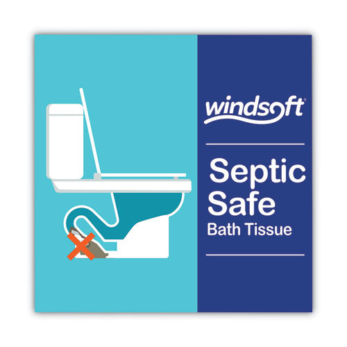 Premium Bath Tissue, Septic Safe, 2-ply, White, 284 Sheets/roll, 24 Rolls/carton