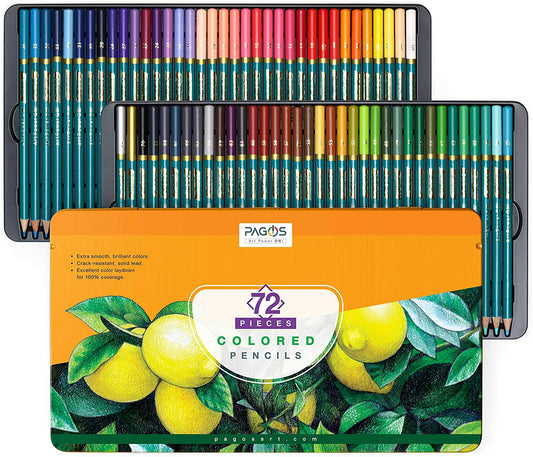 Colored Pencils 72 Pieces Set