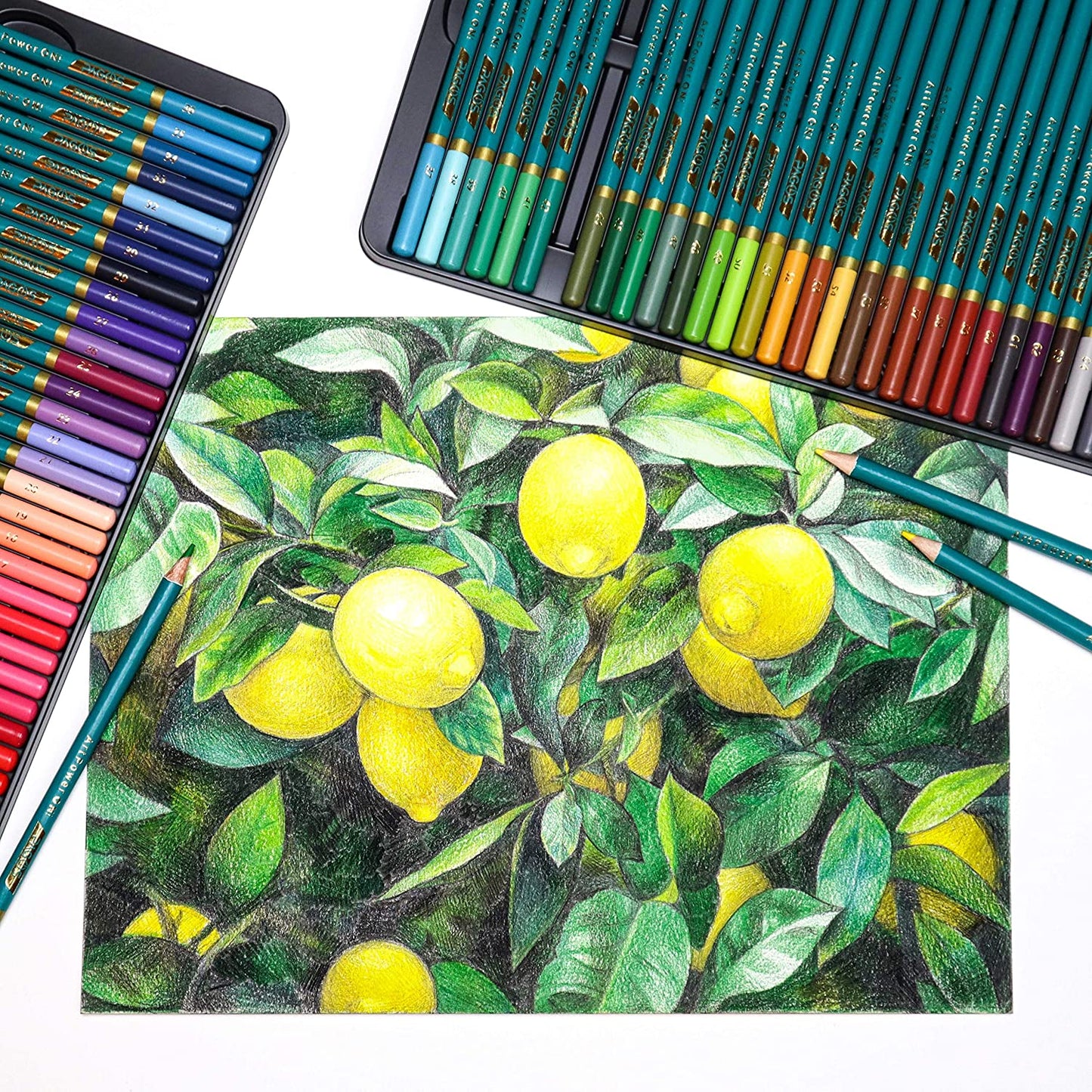 Colored Pencils 72 Pieces Set